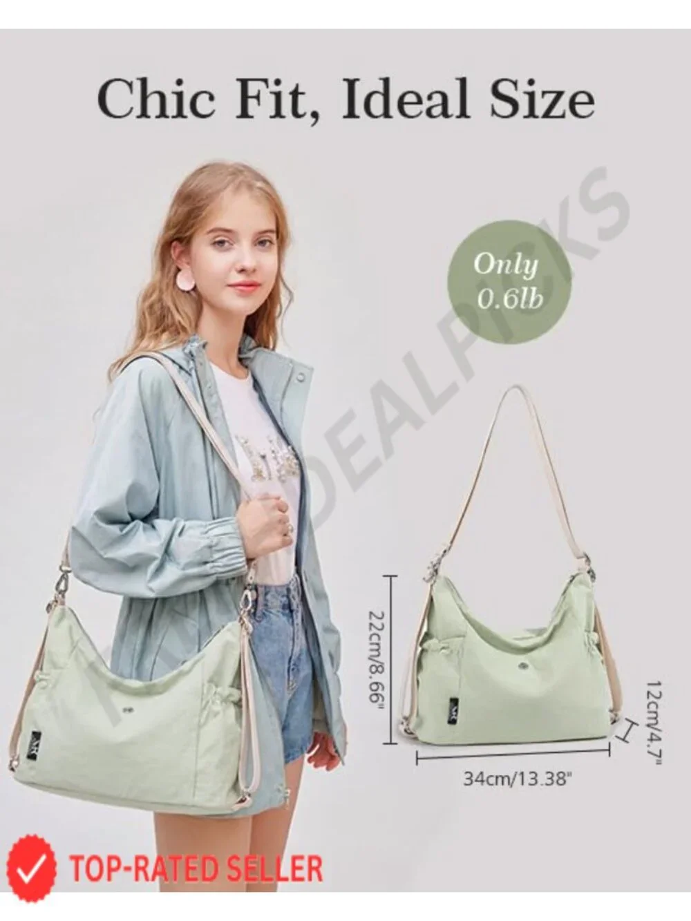 Convertible Backpack Tote Purse for Women with Adjustable Straps Nylon